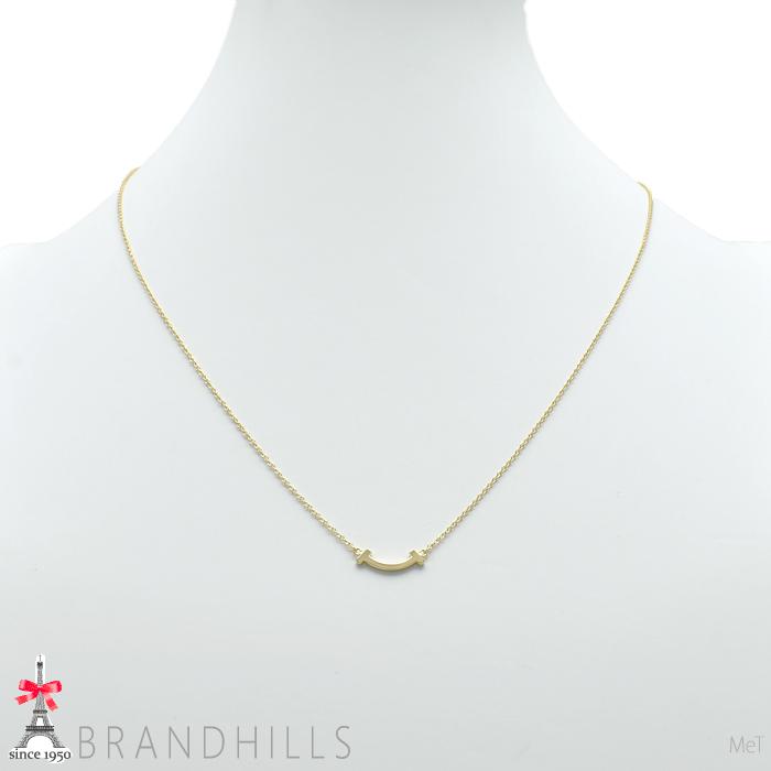 TIFFANY&Co.（ティファニー） ネックレス T スマイル ミニ K18金 750YG