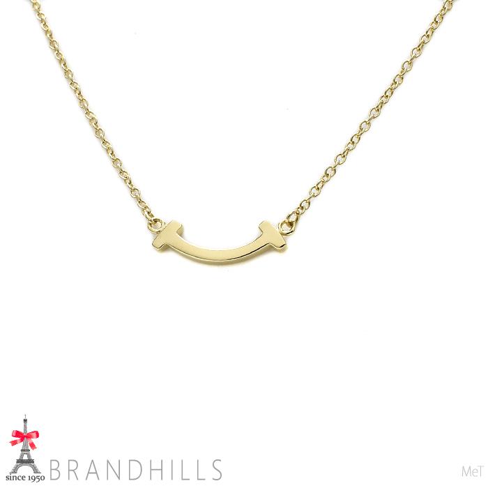 TIFFANY&Co.（ティファニー） ネックレス T スマイル ミニ K18金 750YG