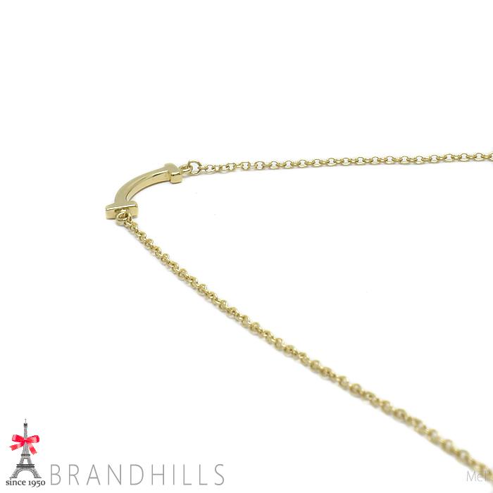 TIFFANY&Co.（ティファニー） ネックレス T スマイル ミニ K18金 750YG