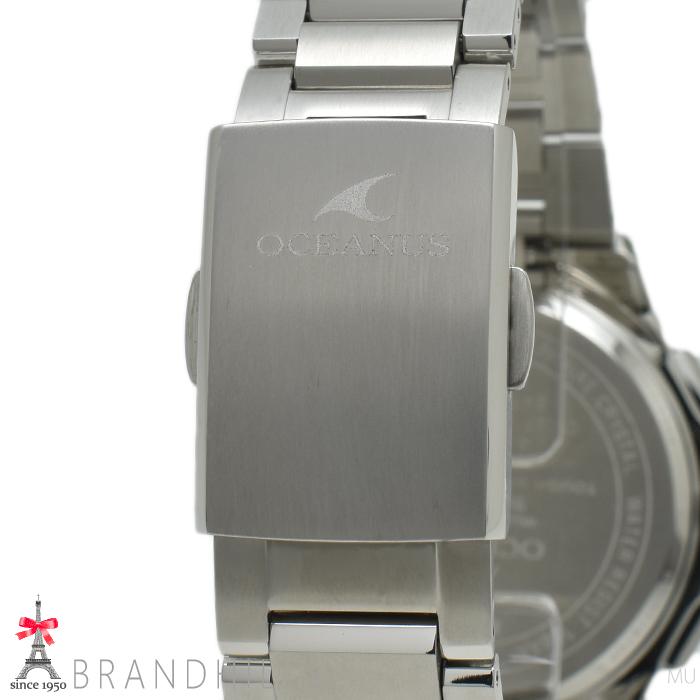 カシオ 腕時計 オシアナス クラシックライン ソーラー電波 モバイルリンク チタン OCW-T6000A-1AJF CASIO ほぼ未使用の画像