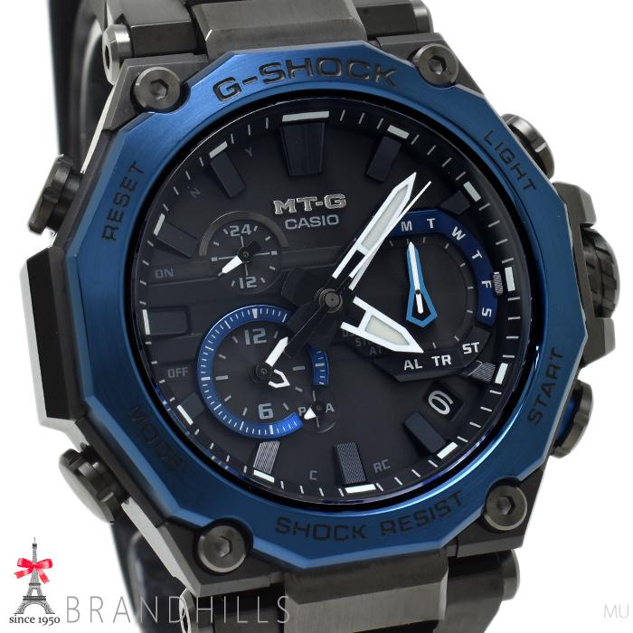カシオ G-SHOCK 腕時計 MT-G B2000シリーズ ソーラー電波 モバイルリンク  カーボン SS MTG-B2000B-1A2JF CASIO 極美品の画像