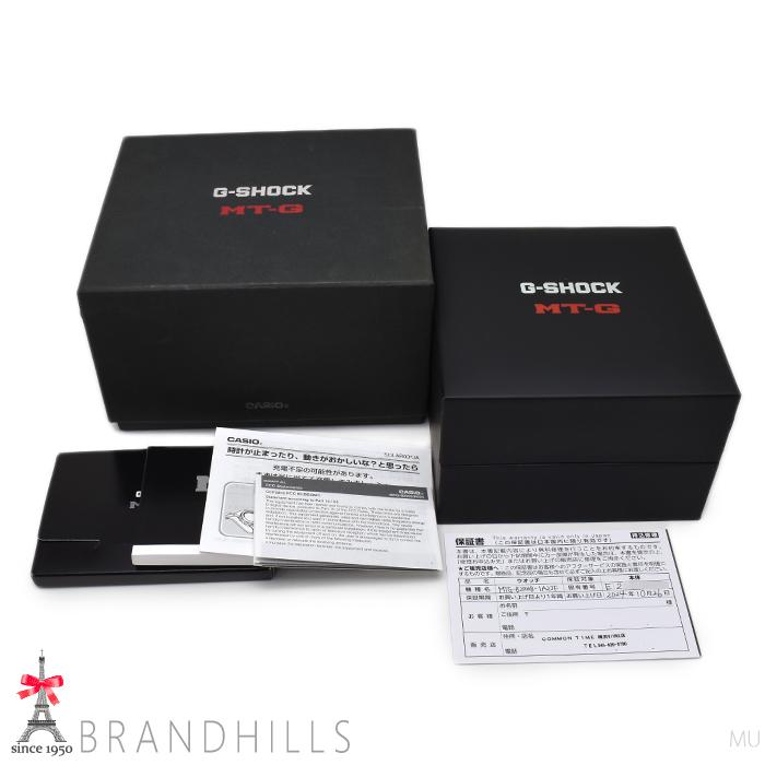 カシオ G-SHOCK 腕時計 MT-G B2000シリーズ ソーラー電波 モバイルリンク  カーボン SS MTG-B2000B-1A2JF CASIO 極美品の画像