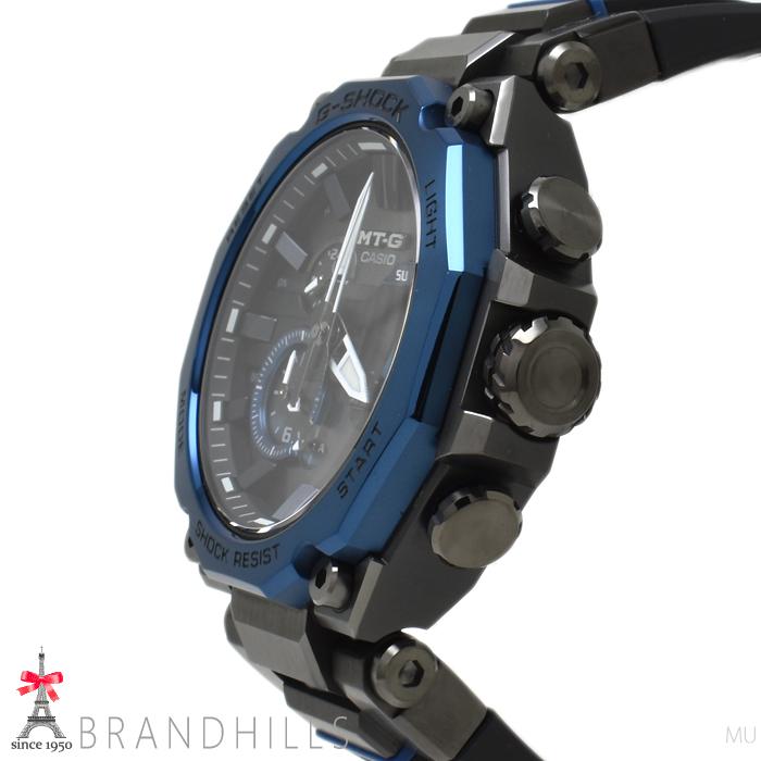 カシオ G-SHOCK 腕時計 MT-G B2000シリーズ ソーラー電波 モバイルリンク  カーボン SS MTG-B2000B-1A2JF CASIO 極美品の画像