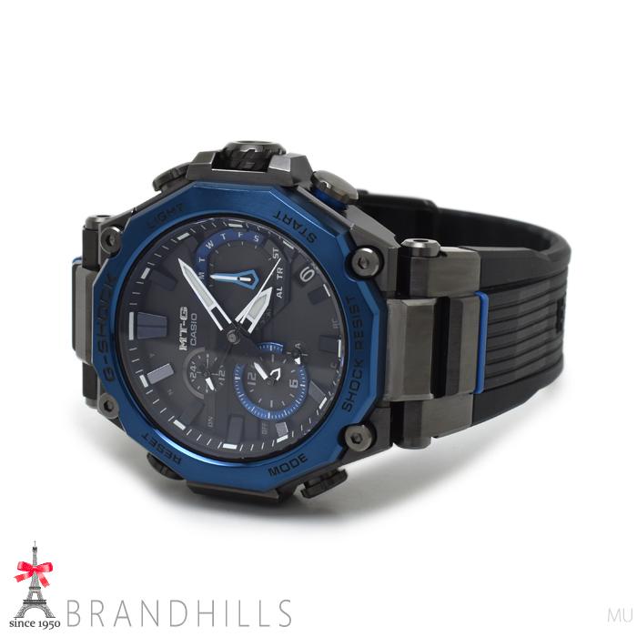 カシオ G-SHOCK 腕時計 MT-G B2000シリーズ ソーラー電波 モバイルリンク  カーボン SS MTG-B2000B-1A2JF CASIO 極美品の画像