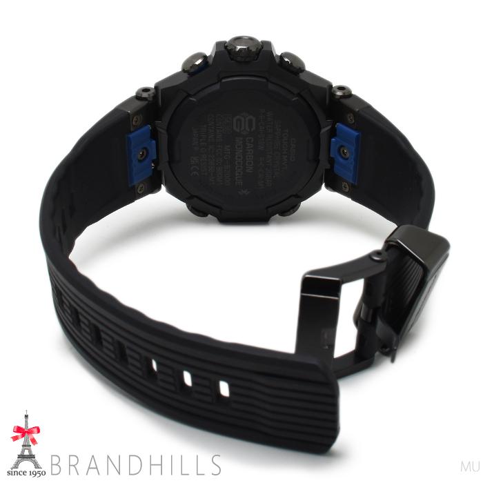 カシオ G-SHOCK 腕時計 MT-G B2000シリーズ ソーラー電波 モバイルリンク  カーボン SS MTG-B2000B-1A2JF CASIO 極美品の画像