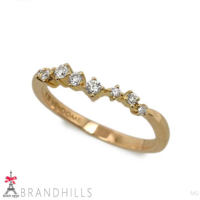 VENDOME AOYAMA（ヴァンドーム青山） ダイヤモンド 0.13ct リング K18 