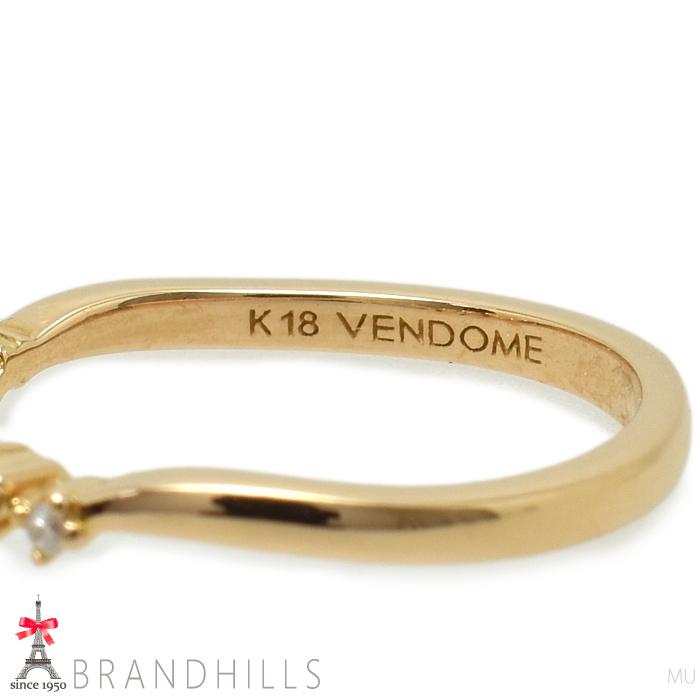 VENDOME AOYAMA（ヴァンドーム青山） ダイヤモンド 0.13ct リング K18 