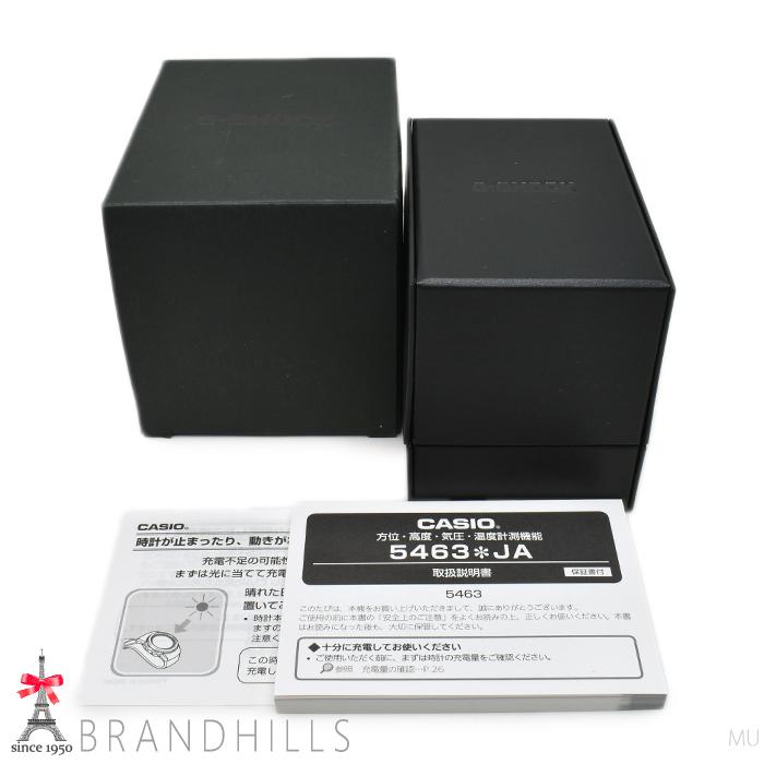 カシオ G-SHOCK 腕時計 メンズ マッドマスター ソーラー電波 樹脂 SS ブラック文字盤 GWG-1000-1A3JF CASIO 極美品の画像