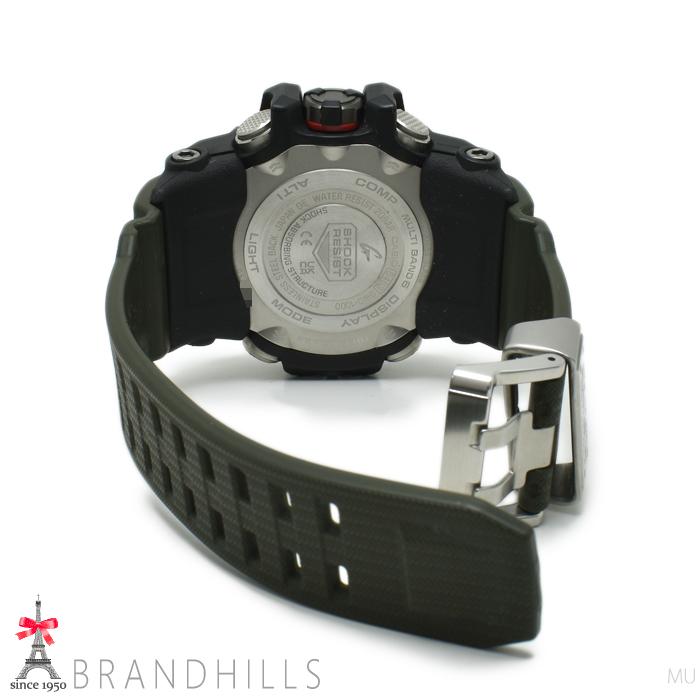 カシオ G-SHOCK 腕時計 メンズ マッドマスター ソーラー電波 樹脂 SS ブラック文字盤 GWG-1000-1A3JF CASIO 極美品の画像