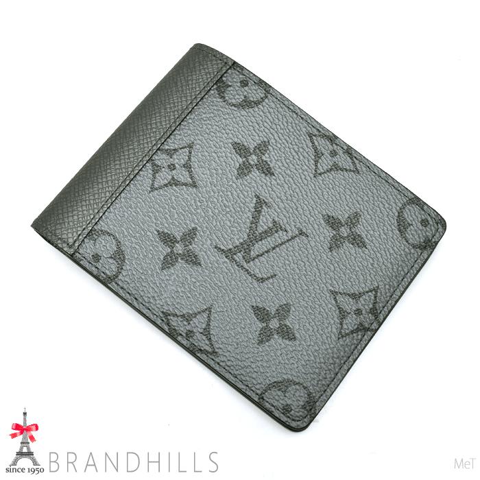 LOUIS VUITTON(ルイヴィトン) 札入れ タイガラマ ポルトフォイユミュルティプル M30843 シルバー レザー、牛革 LOUIS VUITTON - LOUIS VUITTON(ルイヴィトン) 札入れ タイガラマ