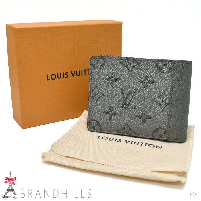 LOUIS VUITTON(ルイヴィトン) 札入れ タイガラマ ポルトフォイユミュルティプル M30843 シルバー レザー、牛革 楽天市場】ルイヴィトン 札入れ 二つ折り ポルトフォイユ
