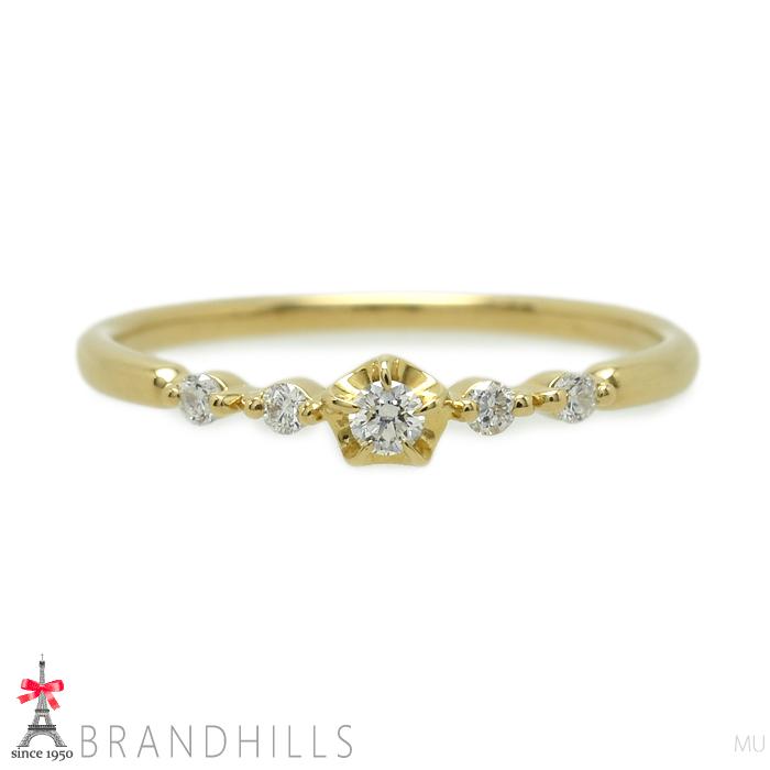K18金ホワイトゴールド ダイヤモンド リング　Star jewelry STAR JEWELRY（スタージュエリー） ダイヤモンド 0.07ct リング K18金