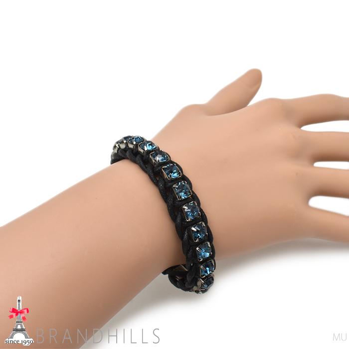SWAROVSKI（スワロフスキー） ブレスレット クリスタル ブルー メタル