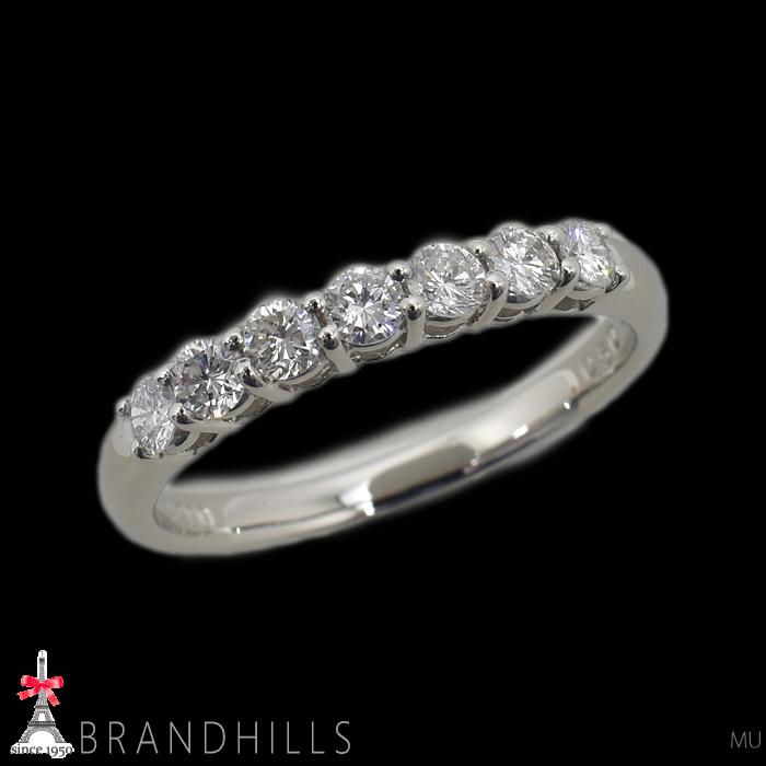ダイヤモンド 0.50ct リング PT900 プラチナ 指輪 #15 3.7g 極美品