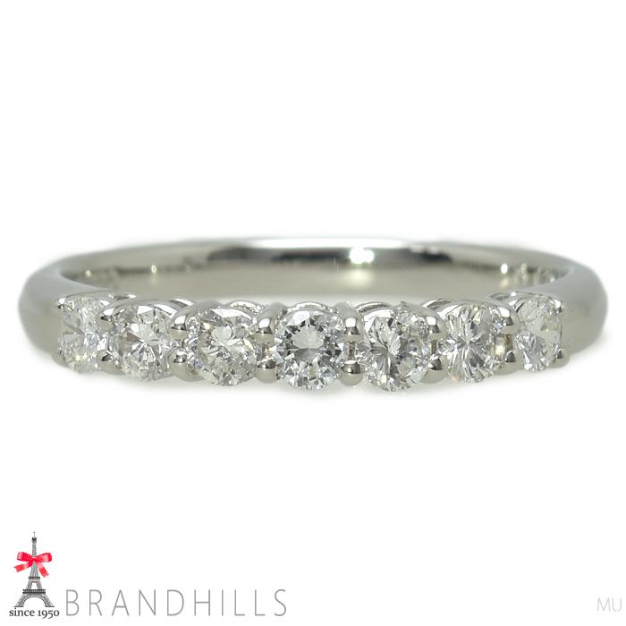 ダイヤモンド 0.50ct リング PT900 プラチナ 指輪 #15 3.7g 極美品 