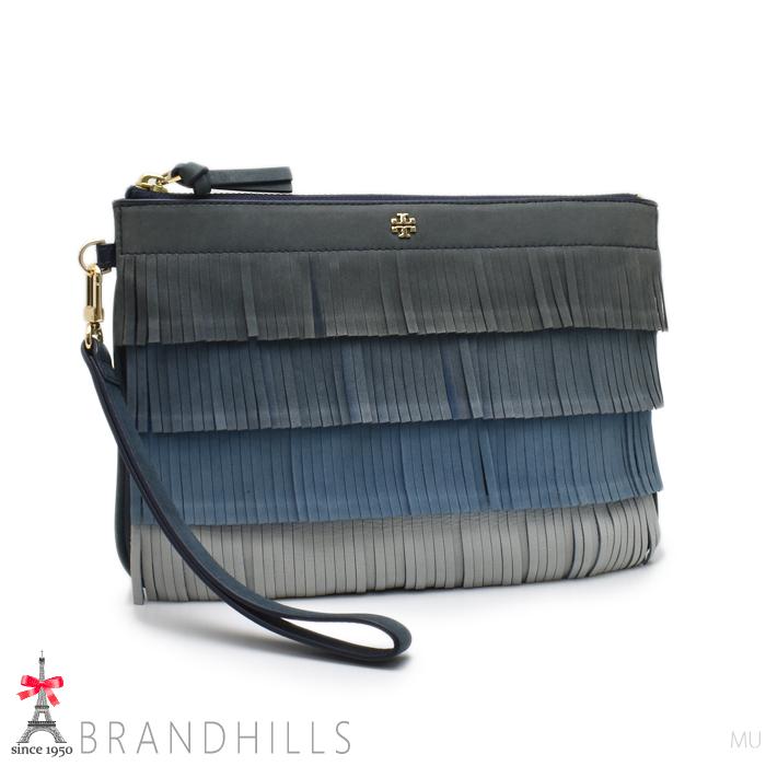 TORY BURCH（トリーバーチ） クラッチバッグ フリンジ ミディアム 