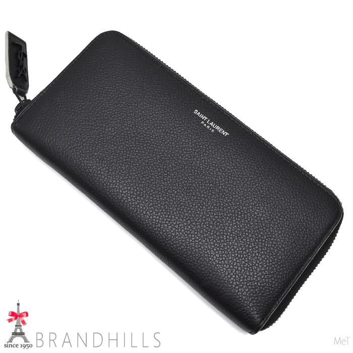 SAINT LAURENT サンローラン 長財布 レディース レザー ブラック