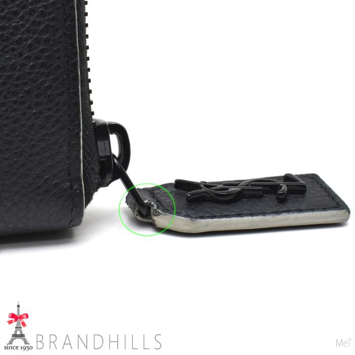 SAINT LAURENT サンローラン 長財布 レディース レザー ブラック