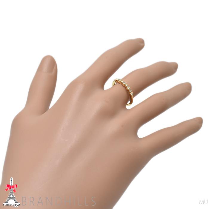 agete（アガット） ダイヤモンド0.14ct リング K18金 750YG イエロー