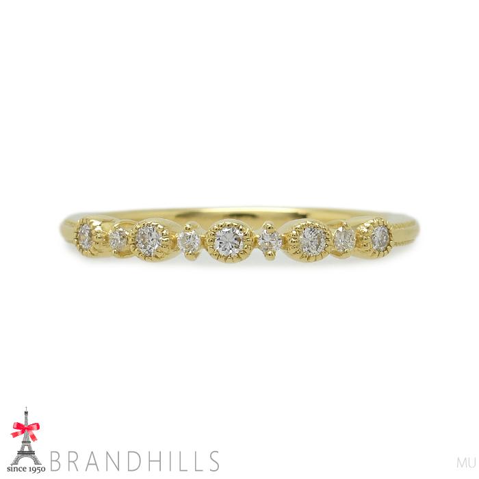 agete（アガット） ダイヤモンド0.14ct リング K18金 750YG イエロー