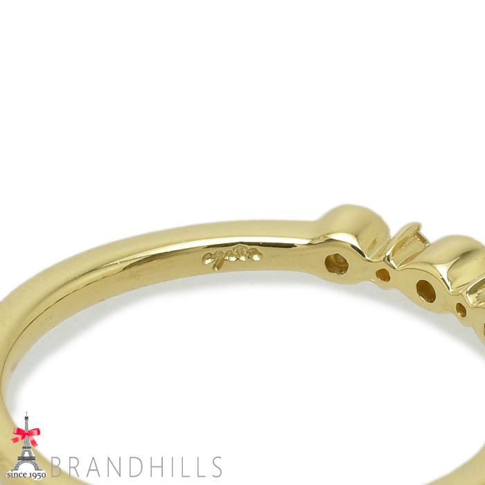 agete（アガット） ダイヤモンド0.14ct リング K18金 750YG イエロー