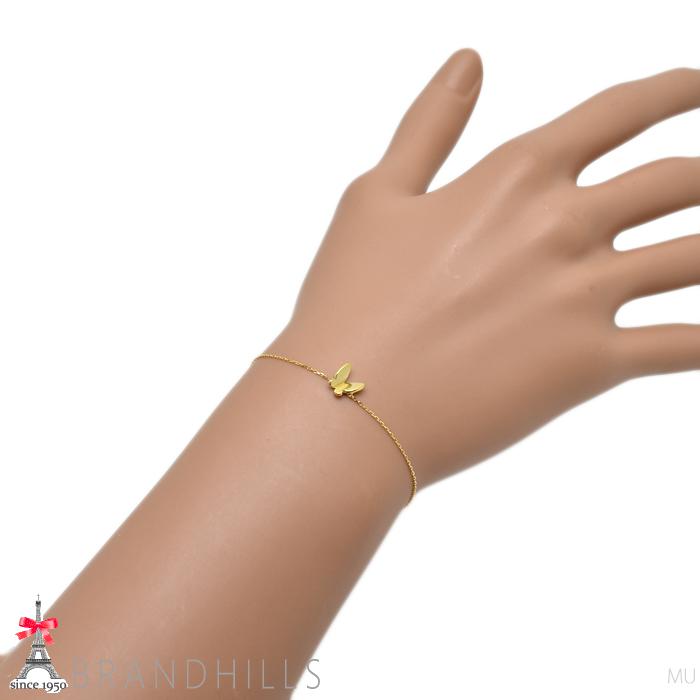 AHKAH（アーカー） ブレスレット アンパピヨンブリリアン K18金 750YG