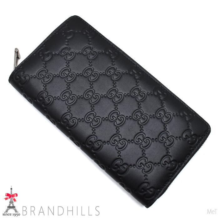 GUCCI（グッチ） 長財布 メンズ レディース GGエンブレム ジップ