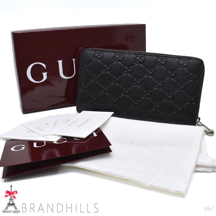 GUCCI（グッチ） 長財布 メンズ レディース GGエンブレム ジップ