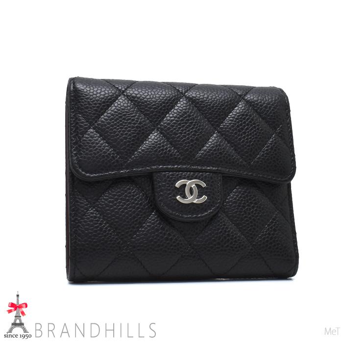 CHANEL 三つ折り財布　ミディアム CHANEL（シャネル） 財布 三つ折り レディース キャビアスキン