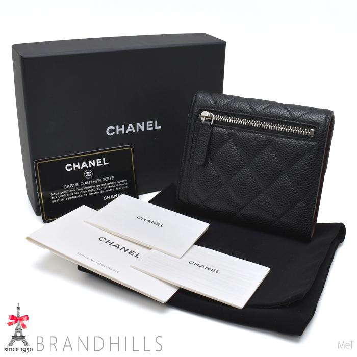 CHANEL（シャネル） 財布 三つ折り レディース キャビアスキン