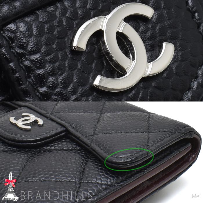 CHANEL（シャネル） 財布 三つ折り レディース キャビアスキン