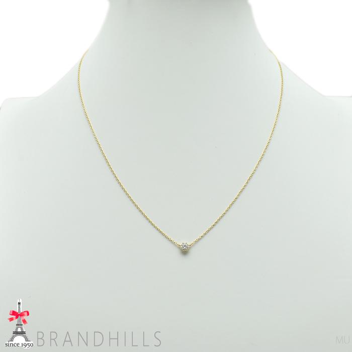 AHKAH✨ソルティアラウンド K18 一粒 ダイヤモンド0.15ct アーカー AHKAH（アーカー） ダイヤモンド 0.15ct ソルティアラウンド