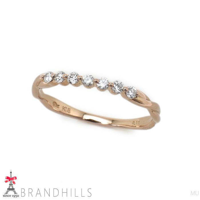 か*せ様 STAR JEWELRY ピンクゴールドダイヤモンドリング STAR JEWELRY（スタージュエリー） ダイヤモンド 0.11ct リング K18金