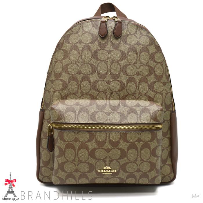 COACH（コーチ） バックパック レディース シグネチャー PVC レザー 