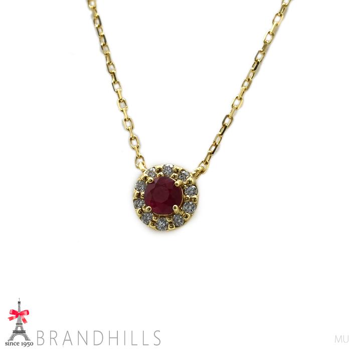 VENDOME AOYAMA（ヴァンドーム青山） ルビー ダイヤモンド ネックレス