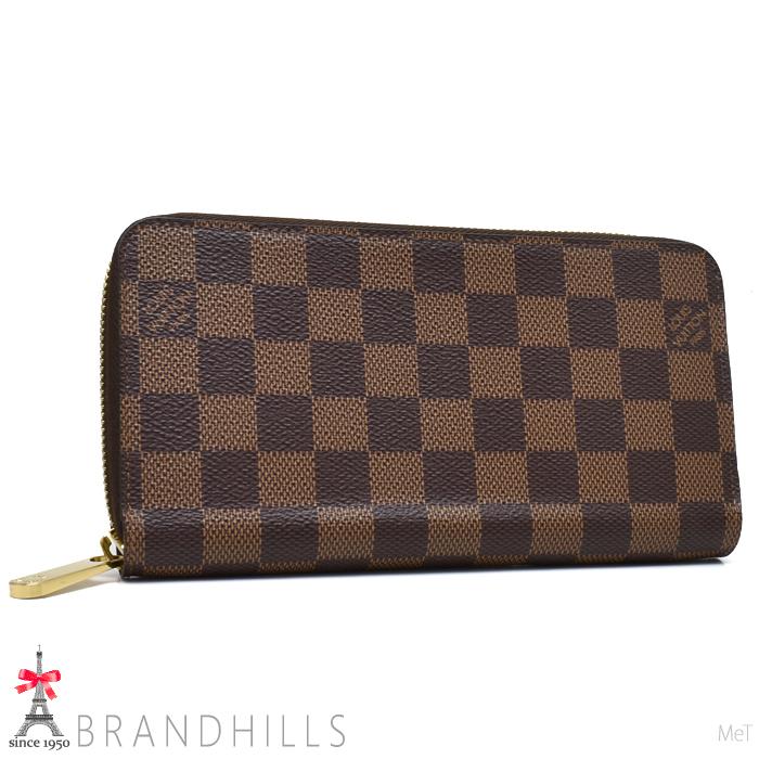 ルイ・ヴィトンジッピー・ウォレットダミエ・エベヌ 長財布ユニセックス LOUIS VUITTON（ルイ・ヴィトン） 長財布 メンズ レディース ジッピー