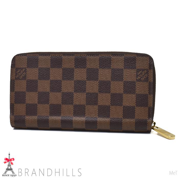 ルイ・ヴィトンジッピー・ウォレットダミエ・エベヌ 長財布ユニセックス LOUIS VUITTON（ルイ・ヴィトン） 長財布 メンズ レディース ジッピー