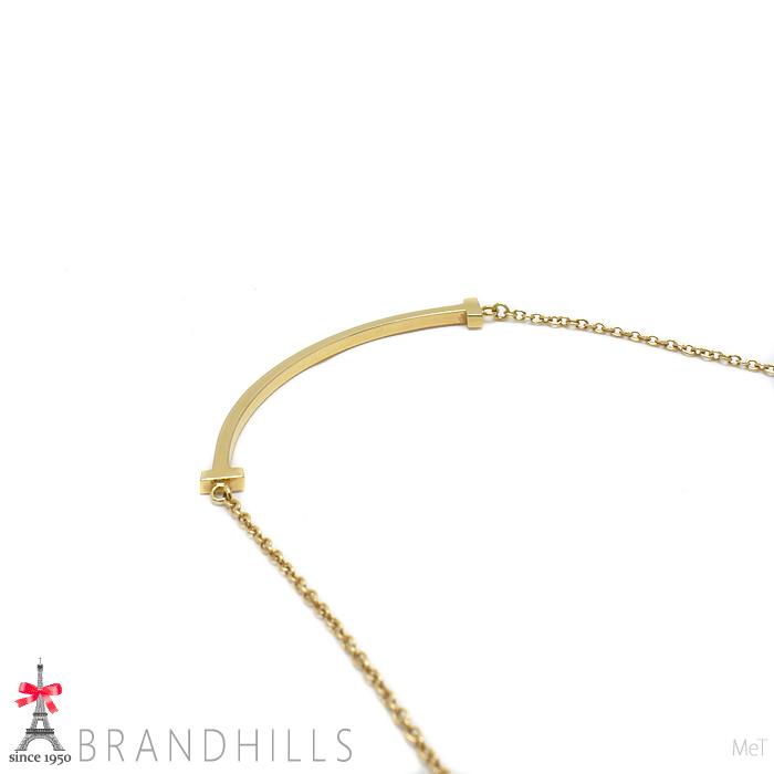 TIFFANY&Co.（ティファニー） ネックレス T スマイル スモール K18金