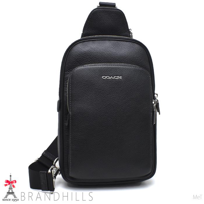 【7/26まで値下げ出品】新品同様　COACH コーチ CQ669 イーサン パックレザー ボディバッグ ショルダーバッグ COACH（コーチ） ボディバッグ メンズ イーサン パック レザー
