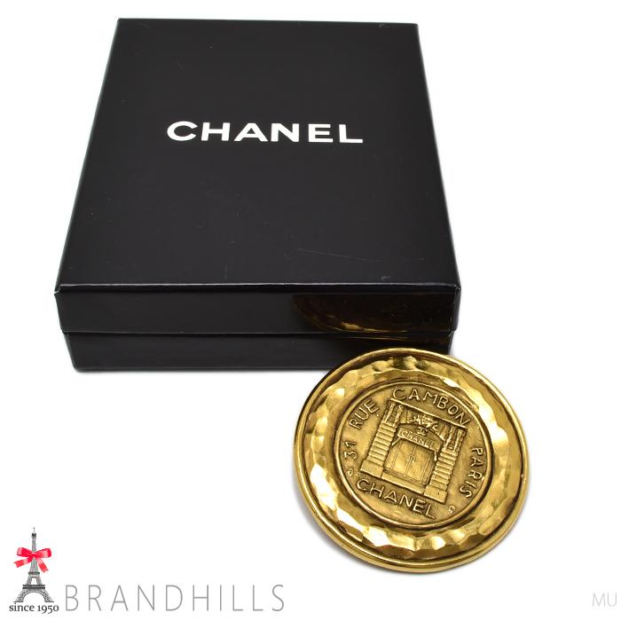 CHANEL シャネル ブローチ カンボン ゴールド ヴィンテージ レディース CHANEL（シャネル） ブローチ カンボン ヴィンテージ ゴールドメッキ
