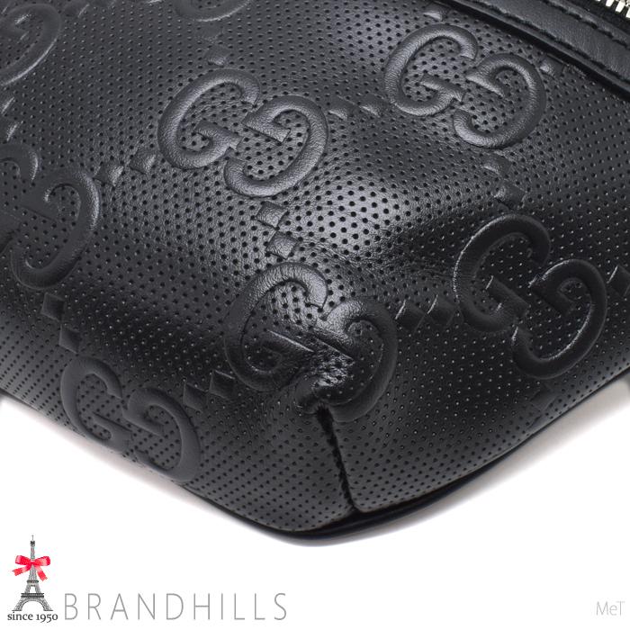 GUCCI（グッチ） ベルトバッグ メンズ レディース GGエンボス レザー