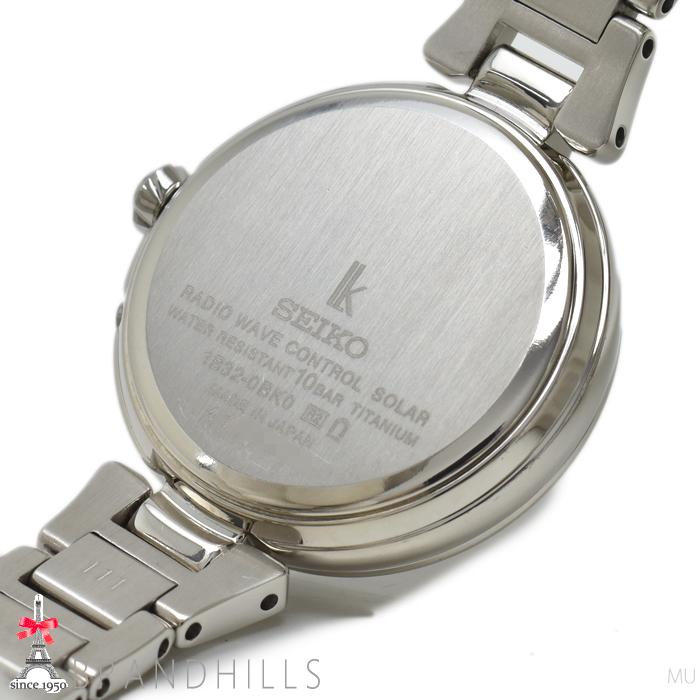 ◆美品◆ルキア チタン ソーラー 電波 セイコー レディース 腕時計 1B32 SEIKO（セイコー） 腕時計 レディース ルキア Grow ソーラー電波