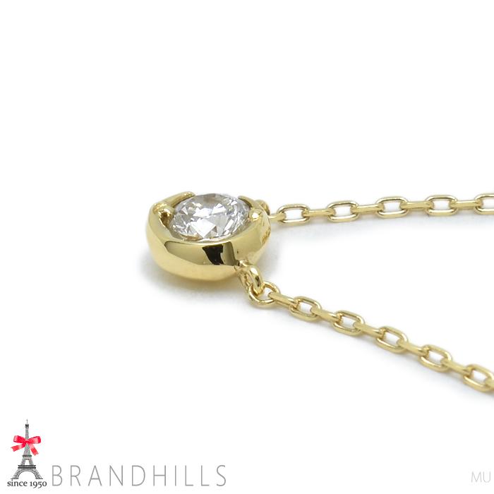 ★Star Jewelryダイヤモンドネックレスk18 STAR JEWELRY（スタージュエリー） ダイヤモンド0.06ct ネックレス