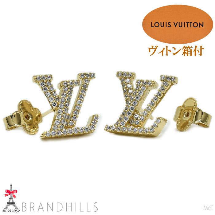 LOUIS VUITTON（ルイ・ヴィトン） ピアス LV アイコニック ストラス