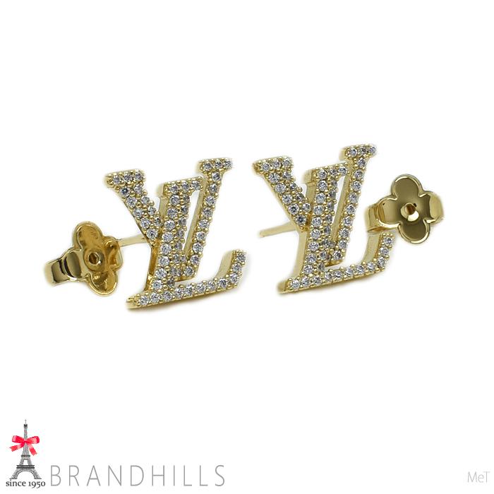 最終値下げ!LOUIS VUITTON アイコニック ストラス ゴールド ピアス LOUIS VUITTON（ルイ・ヴィトン） ピアス LV アイコニック ストラス
