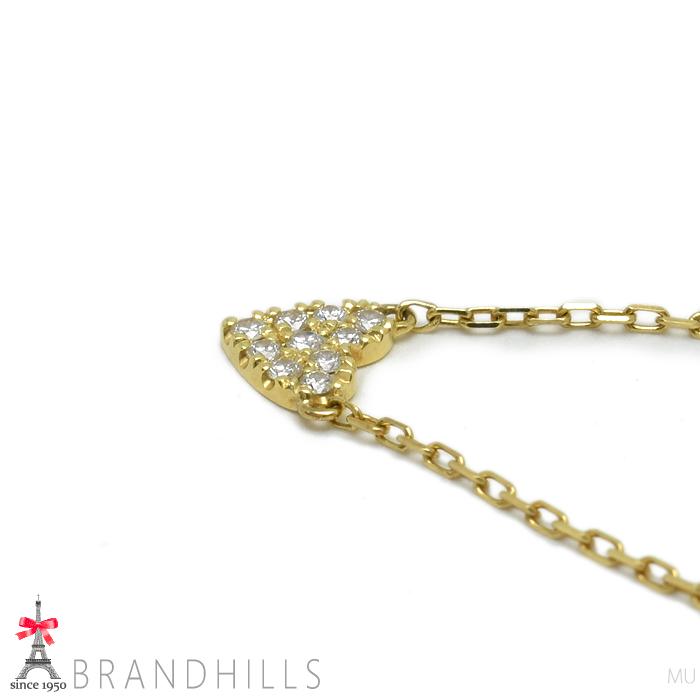 AHKAH（アーカー） ダイヤモンド 0.05ct ハートモチーフ ネックレス