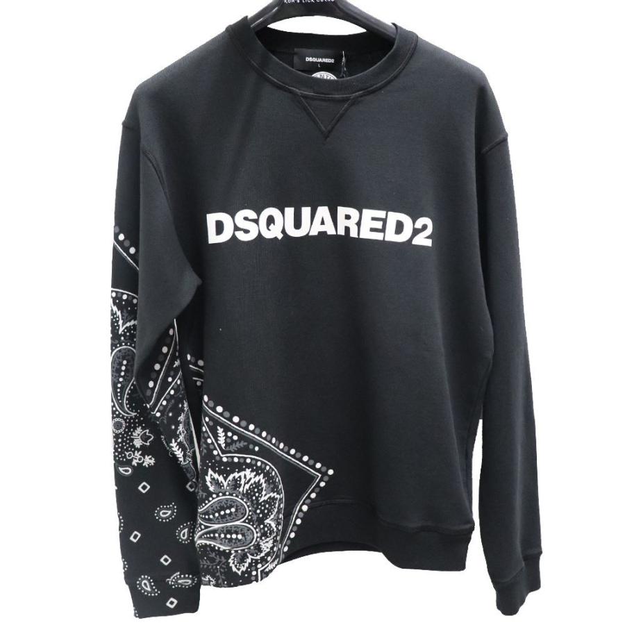 ディースクエアード DSQUARED2 レディース スウェット トップス シャツ Bandanna logo printed