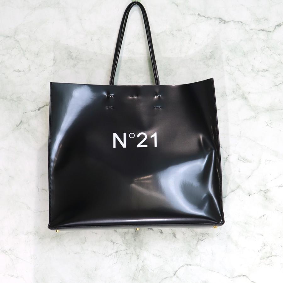 超高品質で人気の 次世代のイタリアファッションシーンを牽引するブランド レディース メンズ ブラック ハンドバッグ ヴェントゥーノ ヌメロ Large Bag Logo N21 N 21 クーポン配布中 バッグ Yayoi Clinic Org