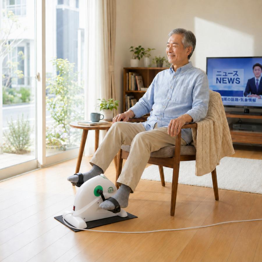 ◇【公式】歩く力を鍛える！ 電動ルームサイクル 「足若丸」 健康器具