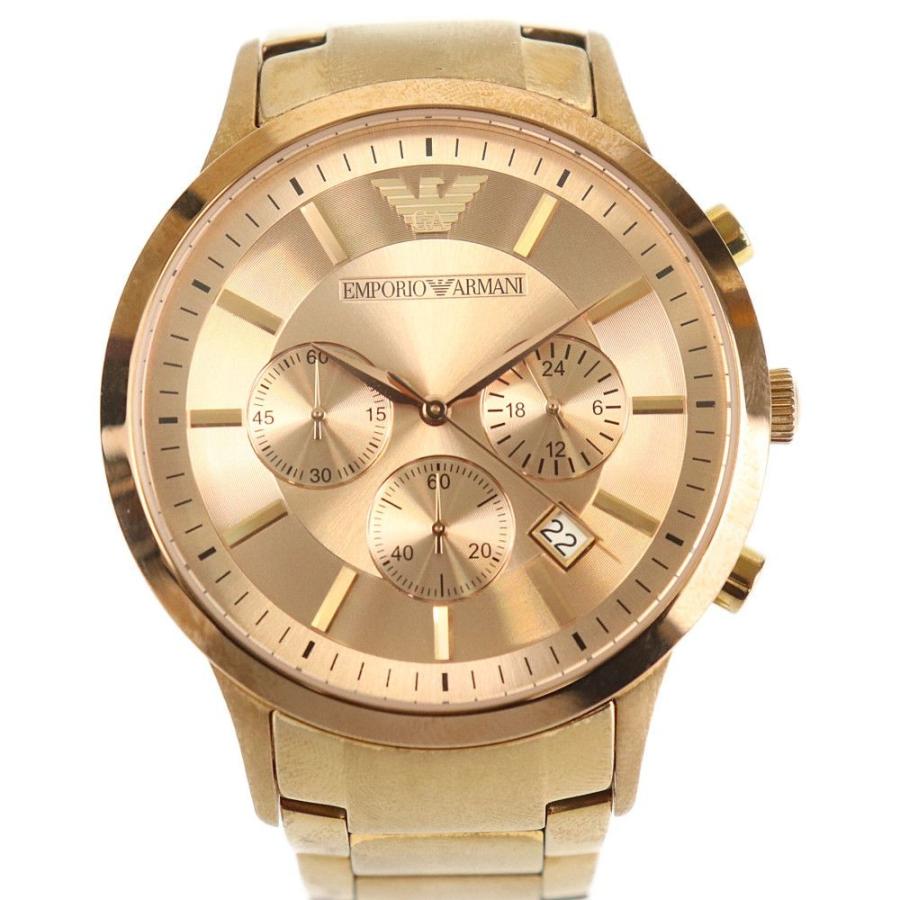 エンポリオ アルマーニ Emporio Armani メンズ腕時計 クオーツ Ar2452 ピンクゴールド文字盤 男性用 腕時計 中古ab 鑑定のたくみ堂 ヤフー店 通販 Yahoo ショッピング